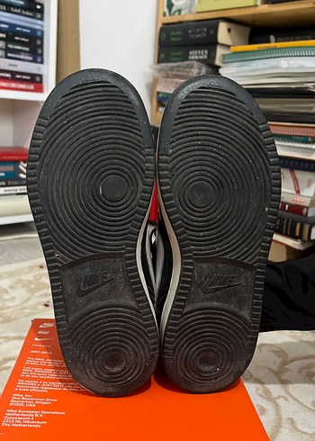 Siyah Nike Velcro Basketbol Ayakkabısı - Görsel 3