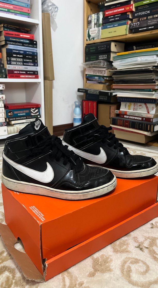 Siyah Nike Velcro Basketbol Ayakkabısı - Görsel 2