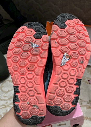 Nike Siyah Turuncu Kadın Spor Ayakkabı - Görsel 4