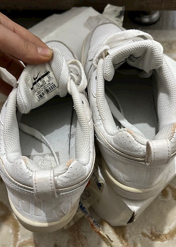 Beyaz Bağcıklı Kadın Spor Ayakkabı - Görsel 4