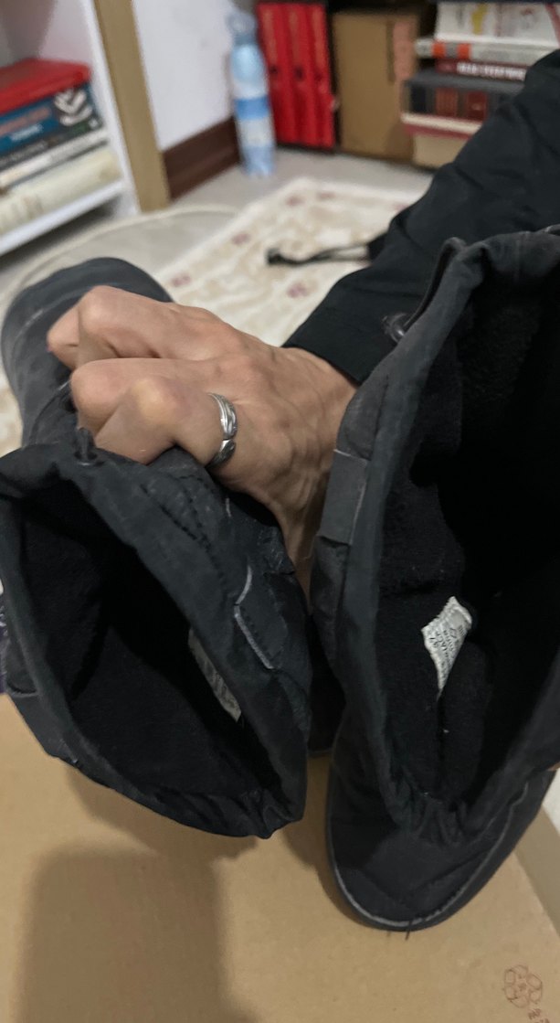 Kadın Siyah Dolgu Topuklu Kauçuk Bot - Görsel 4