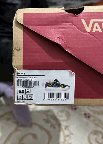Vans Çok Renkli Kareli Kadın Spor Ayakkabı - Görsel 5