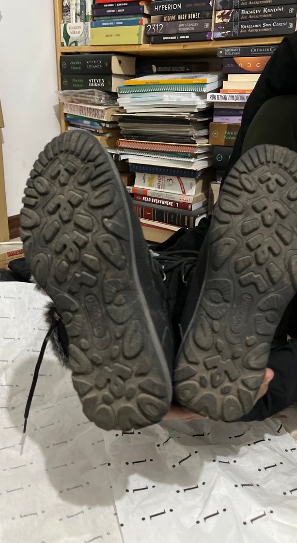 Siyah Kürklü Rahat Kadın Botları - Görsel 2