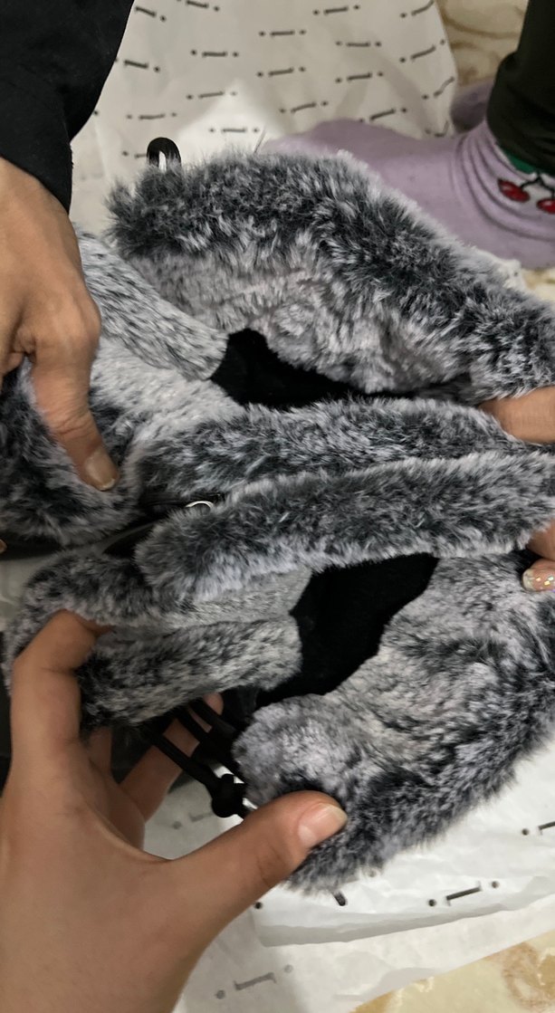 Siyah Kürklü Rahat Kadın Botları - Görsel 4