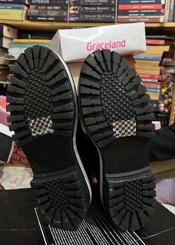 Graceland Siyah Platform Topuklu Kadın Bot - Görsel 4