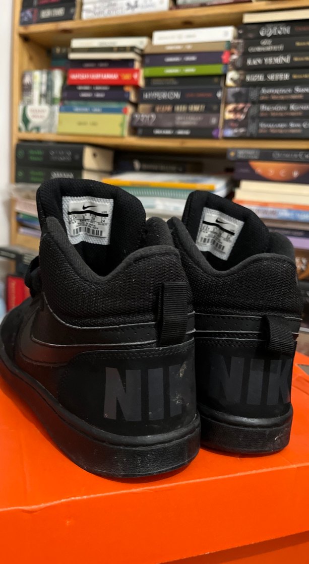 Kadın Siyah Spor Ayakkabı Velcro Bantlı - Görsel 4