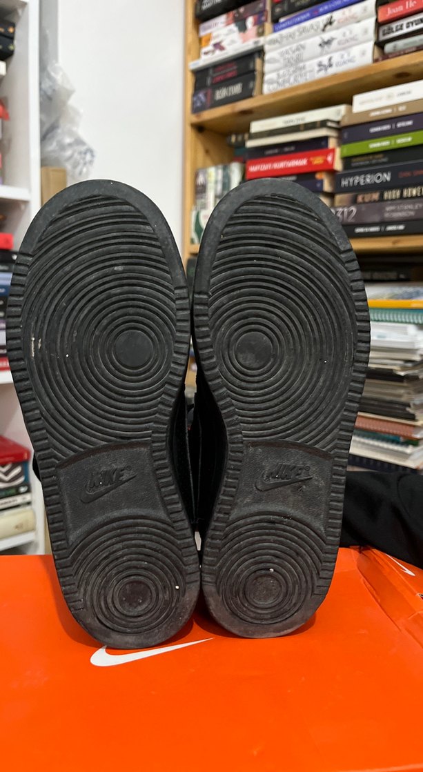 Kadın Siyah Spor Ayakkabı Velcro Bantlı - Görsel 3