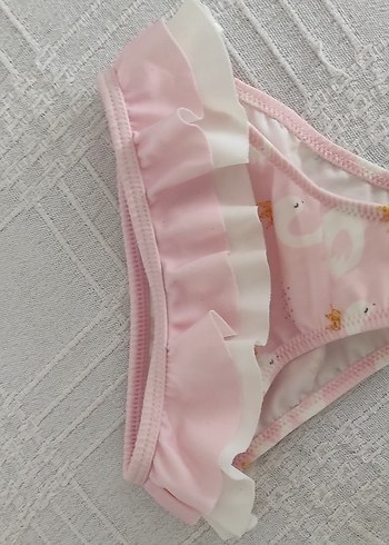 Nakışlı Pembe Kız Çocuk Bikini Altı