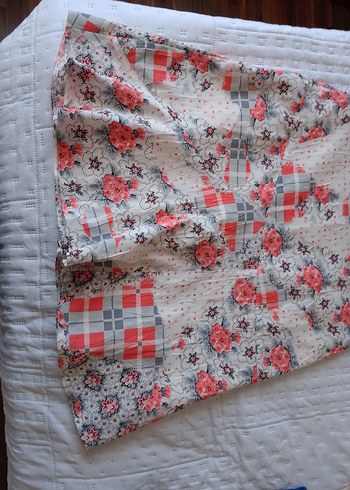 Çiçekli Midi Etek - Görsel 2