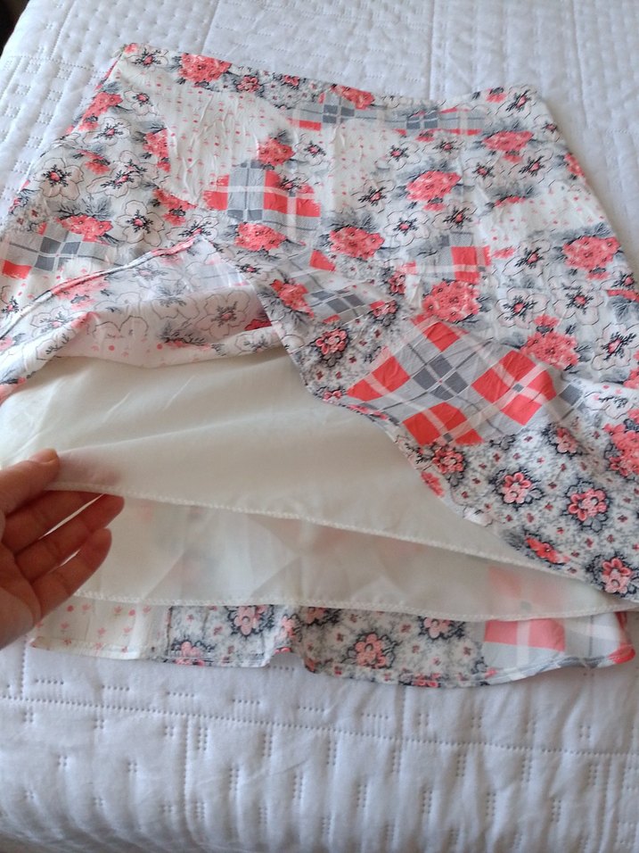 Çiçekli Midi Etek - Görsel 3