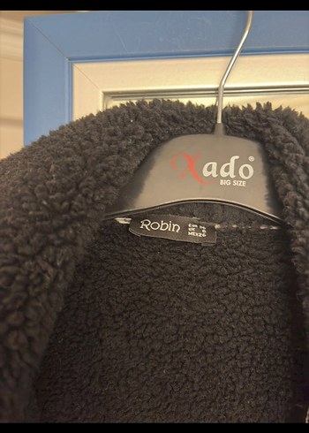 Kürk Detaylı kaz ayaği Desenli Kadın mont - Görsel 2