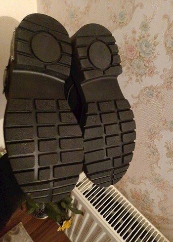 Siyah Tokalı uniseks Biker Botları - Görsel 4