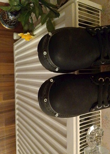 Siyah Tokalı uniseks Biker Botları - Görsel 3