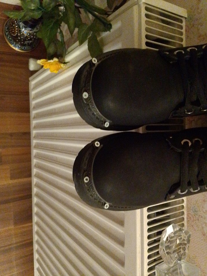 Siyah Tokalı uniseks Biker Botları - Görsel 3