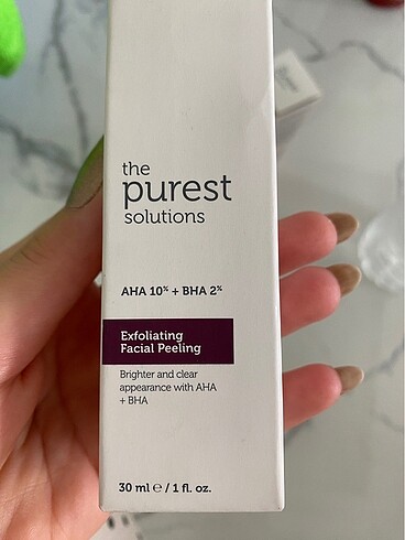 The purest solution kırmızı peeling