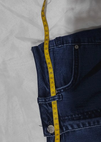 38 Beden lacivert Renk Kadın Lacivert Regular Fit Jean yüksekbel