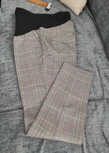 Gri Kemerli Regular Fit Kumaş Pantolon - Görsel 6