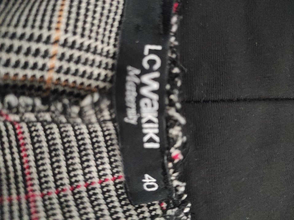 Gri Kemerli Regular Fit Kumaş Pantolon - Görsel 4