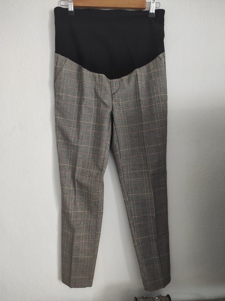 Gri Kemerli Regular Fit Kumaş Pantolon - Görsel 2