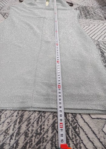 Gri Kolsuz Midi Kadın Elbise - Görsel 6