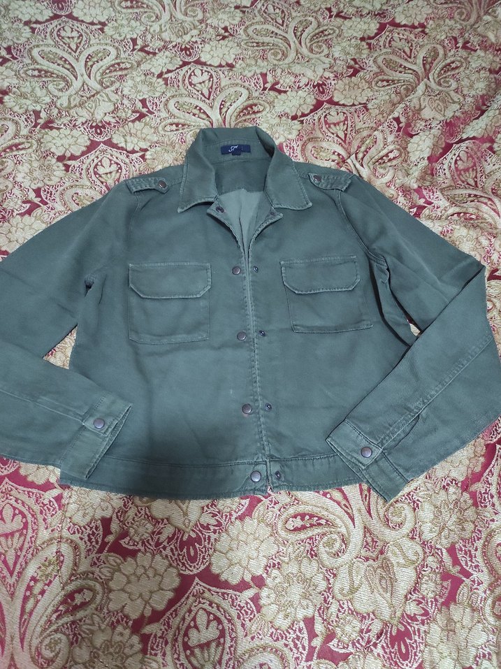 Kot ceket  Kadın Denim Ceket - Görsel 2