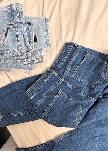 Zara Gri Düğmeli Rahat Kesim Kadın Jean - Görsel 10