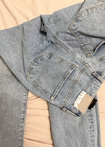 Zara Gri Düğmeli Rahat Kesim Kadın Jean - Görsel 7