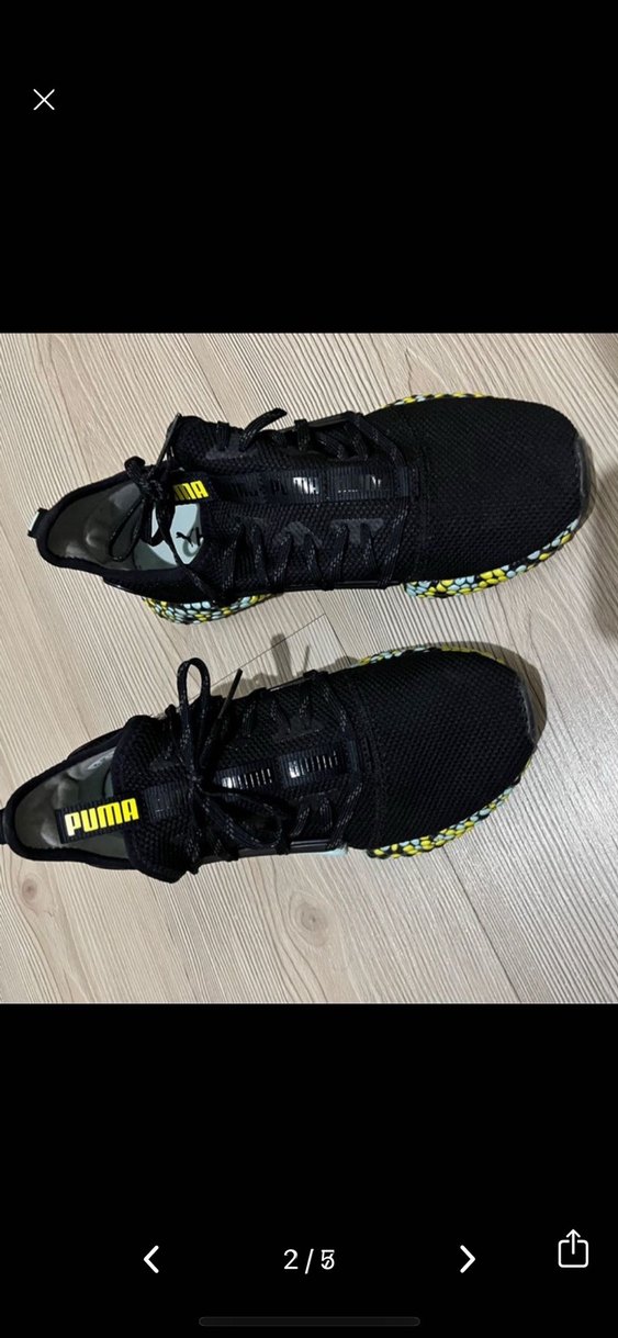 Kadın Siyah Blok Topuklu Spor Ayakkabı - Görsel 2