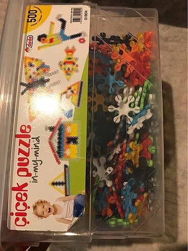 Çiçek Puzzle 500 parça kutulu dede marka