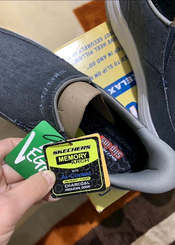 Gri Erkek Spor Ayakkabı Cırt Cırtlı Rahat Tasarım - Görsel 7