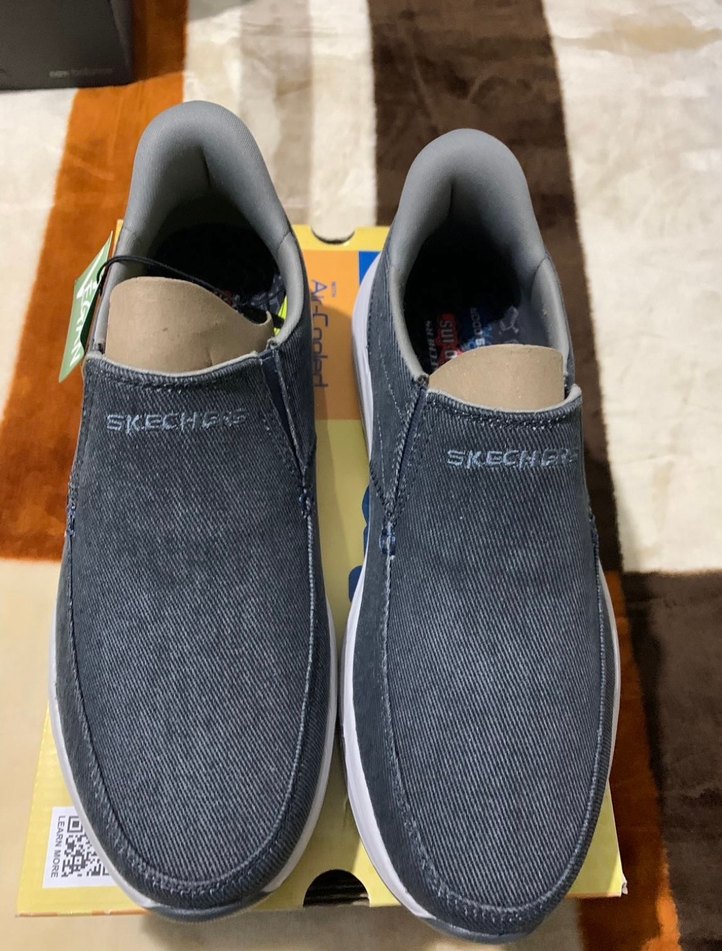 Gri Erkek Spor Ayakkabı Cırt Cırtlı Rahat Tasarım - Görsel 2