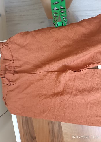 Rahat Kesim Kahverengi pantolon - Görsel 2