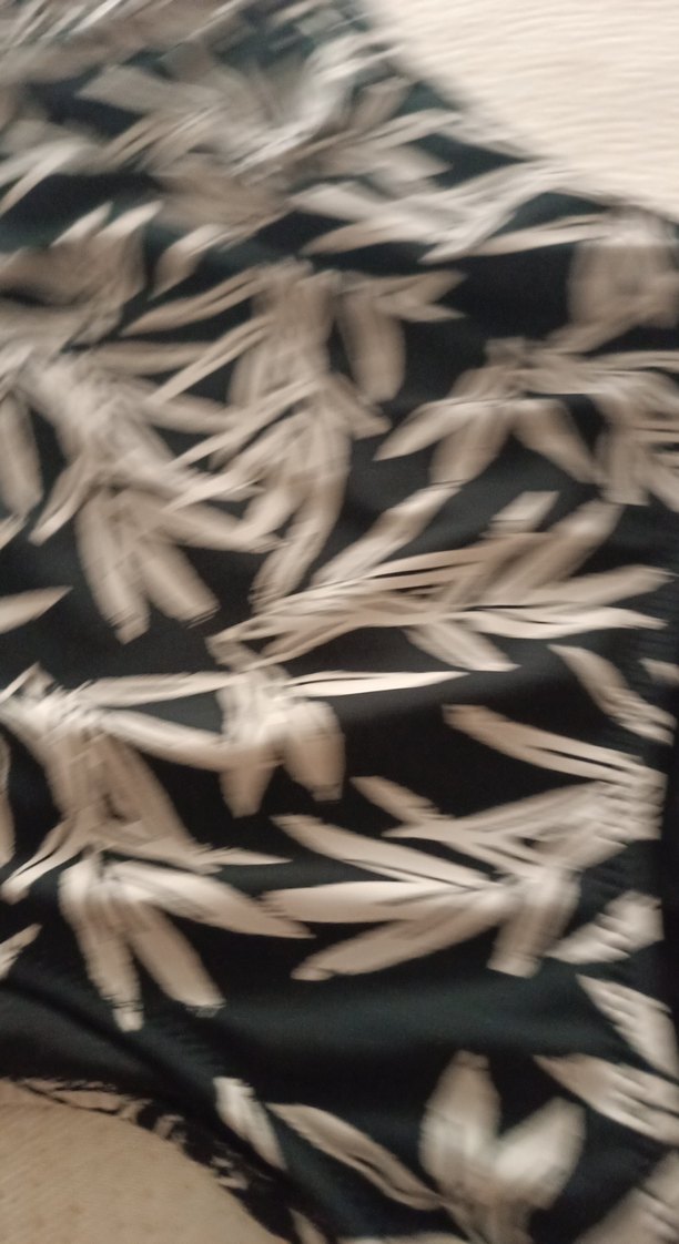 Bohem Tarz Siyah Beyaz Desenli Kadın Mayo - Görsel 3