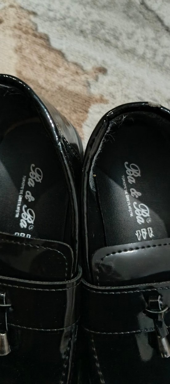 Siyah Parlak Tokalı Erkek Çocuk Loafer Ayakkabı - Görsel 2