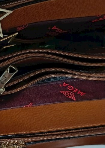 Klasik Kahverengi Deri Kadın Çanta - Görsel 2