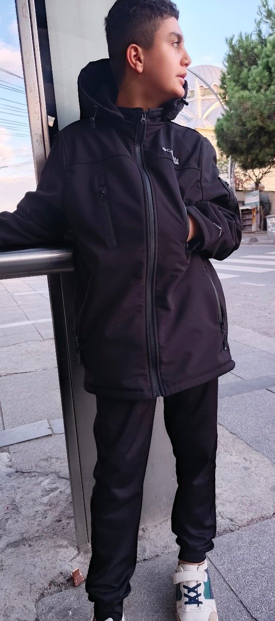 Siyah Fermuarlı Erkek Kayak Montu - Görsel 3