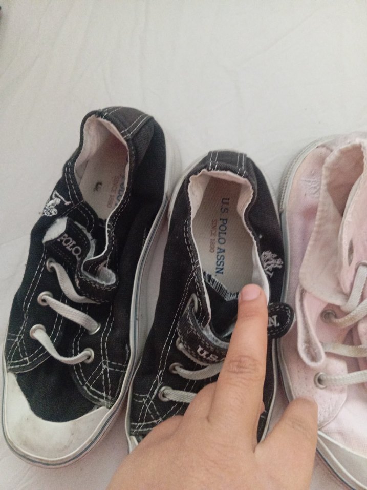 kız çocuk Pembe Düz Taban Spor Ayakkabı - Görsel 2