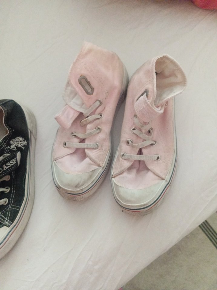 kız çocuk Pembe Düz Taban Spor Ayakkabı - Görsel 4