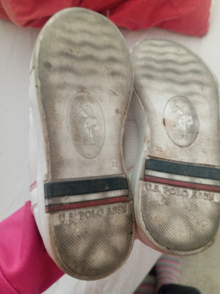 Beyaz Erkek Çocuk Spor Ayakkabı Velcro - Görsel 2