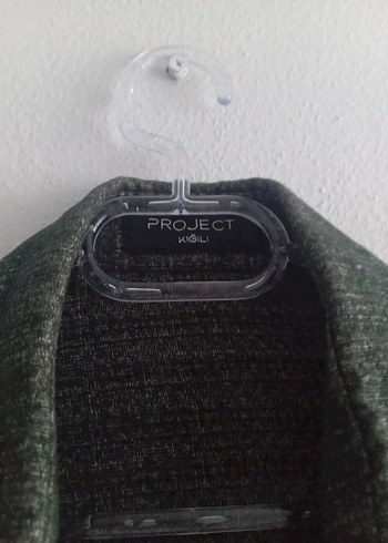 Gri Keten Uzun Kollu Düğmeli Erkek Gömlek - Görsel 4