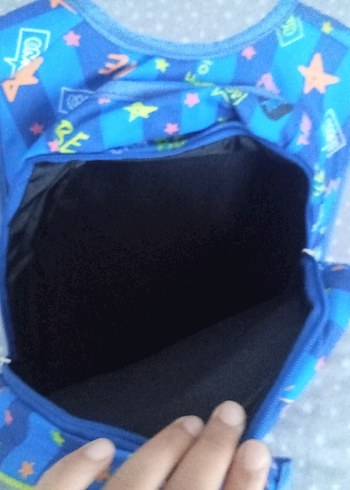 Renkli Mavi Çocuk Okul Çantası - Görsel 5