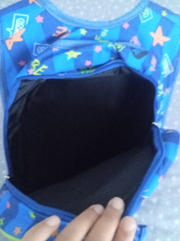 Renkli Mavi Çocuk Okul Çantası - Görsel 5