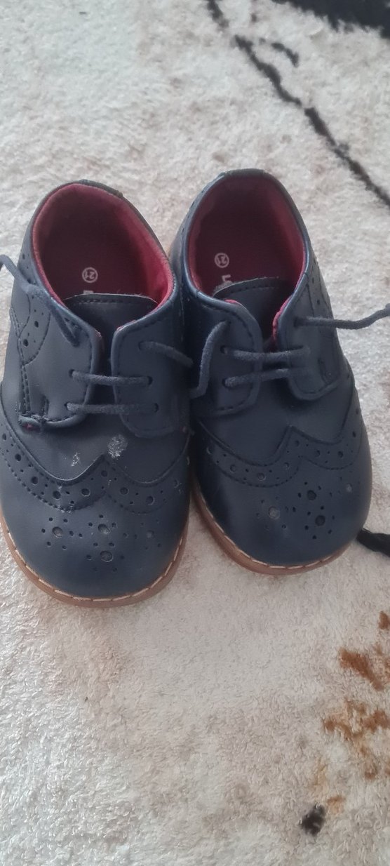 Düğmeli Erkek Çocuk Özel Ayakkabı Lacivert - Görsel 2