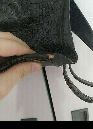 Beden kahverengi Renk Mudo Crocodille Deri Sırt Çantası