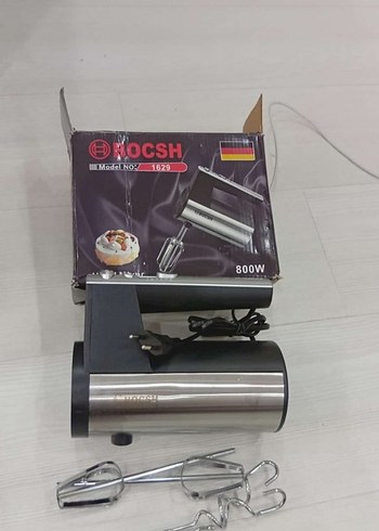 800W Siyah Gri Blender ve Mikser