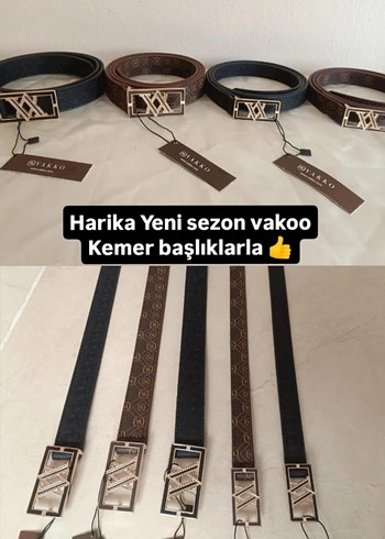 Kadın Kahverengi Deri Kemer - Yeni Sezon