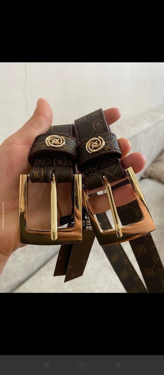 Siyah Deri Kadın Kemer - Görsel 2