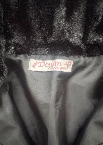 Siyah Kürk Detaylı Midi çocuk Ceket - Görsel 4