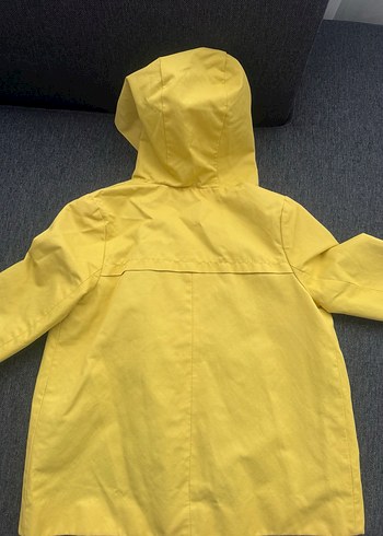 Sarı Kapüşonlu kız çocuk Yağmurluk 6-7 yaş - Görsel 6