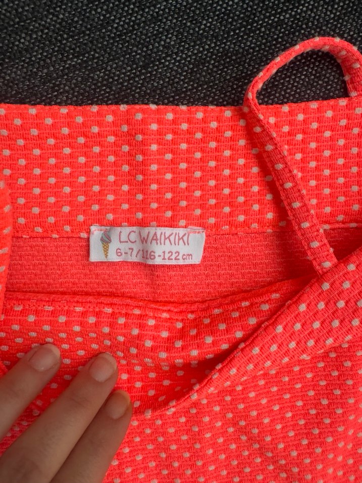 Askılı Kız çocuk Elbisesi 6-7 yaş - Görsel 2